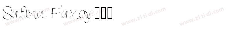 Safina Fancy字体转换